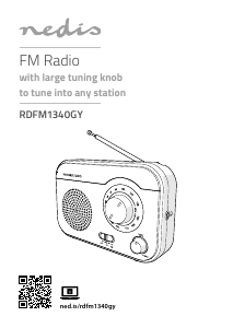Handleiding Nedis RDFM1340GY Radio