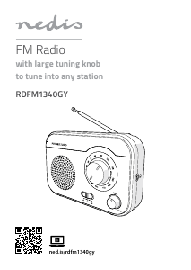 Bedienungsanleitung Nedis RDFM1340GY Radio