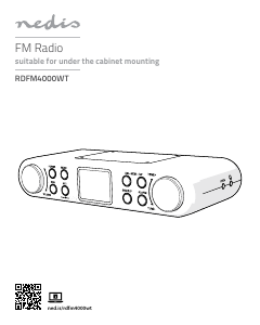 Manual Nedis RDFM4000WT Rádio