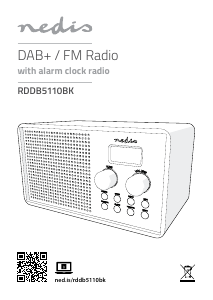 Návod Nedis RDDB5110BK Rádio