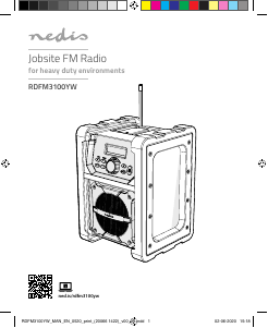 Handleiding Nedis RDFM3100YW Radio