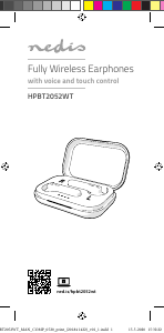 Käyttöohje Nedis HPBT2052WT Kuuloke