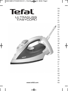 Brugsanvisning Tefal FV4250K0 Ultragliss Easycord Strygejern