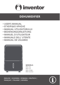 Manual de uso Inventor FRS-10L Deshumidificador