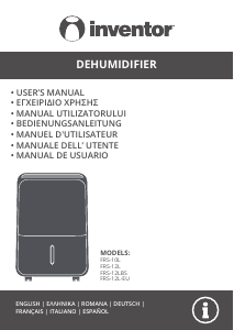 Bruksanvisning Inventor FRS-12L Avfuktare