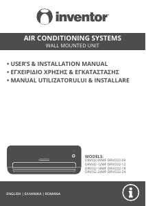 Manual Inventor DRVI32-12WF Aer condiționat