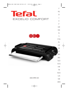 Bruksanvisning Tefal TG512466 Excelio Comfort Bordgrill