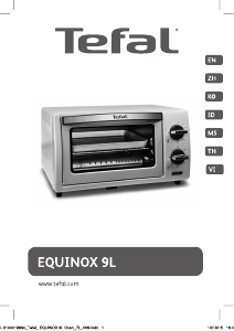 说明书 特福 OF500EKR Equinox 烤箱