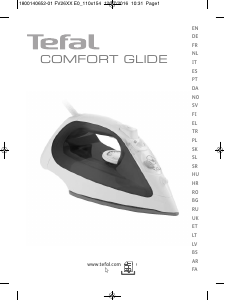 Mode d’emploi Tefal FV2670K0 Comfort Glide Fer à repasser