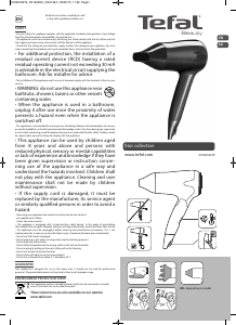 Handleiding Tefal HV1354K0 Star Collection Haardroger