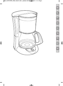 Manual de uso Tefal CM151870 Máquina de café