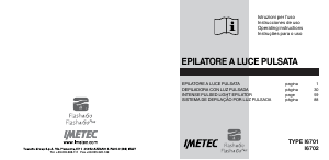 Manual Imetec I6701 Flash and Go IPL Device