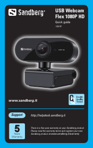 Priročnik Sandberg 133-97 Spletna kamera