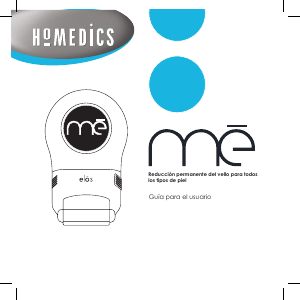 Manual de uso Homedics Me My Elos Sistema IPL