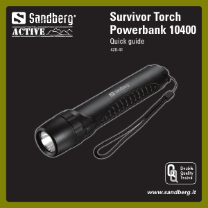 Mode d’emploi Sandberg 420-41 Chargeur portable