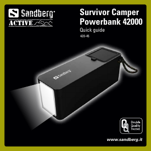 Mode d’emploi Sandberg 420-45 Chargeur portable