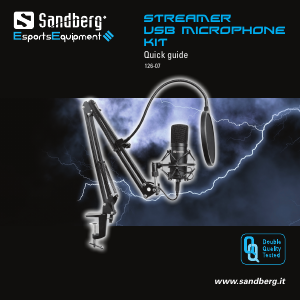 Priročnik Sandberg 126-07 Mikrofon