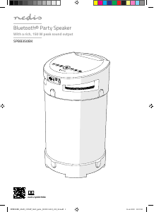 Manuale Nedis SPBB350BK Altoparlante