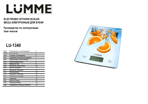 Manuale Lümme LU-1340 Bilancia da cucina
