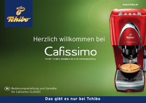 Bedienungsanleitung Tchibo Cafissimo Classic Kaffeemaschine