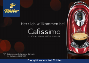 Bedienungsanleitung Tchibo Cafissimo Compact Kaffeemaschine
