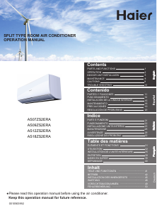 Mode d’emploi Haier AS18ZS2ERA Climatiseur