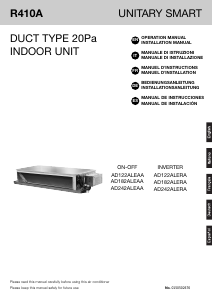 Mode d’emploi Haier AD242ALEAA+AU242AGEAA Climatiseur
