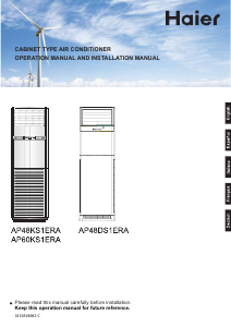 Mode d’emploi Haier AP60KS1ERA+1U60IS1ERA Climatiseur
