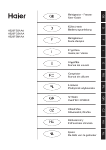 Handleiding Haier HB26FSNAAA Koel-vries combinatie