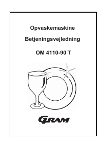 Brugsanvisning Gram OM 4110-90 T Opvaskemaskine