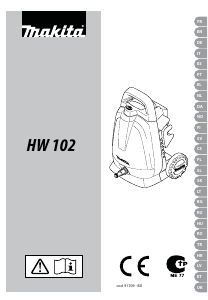 Manual de uso Makita HW102 Limpiadora de alta presión