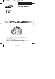 Manuale Samsung SC4187 Aspirapolvere