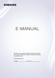 Manuale Samsung UE55JS9002T LED televisore