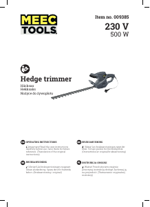 Manual Meec Tools 009-385 Hedgecutter
