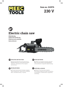 Manual Meec Tools 010-576 Chainsaw