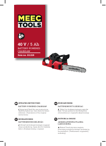 Manual Meec Tools 011-229 Chainsaw