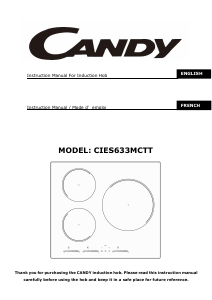 Manual Candy CIES633MCTT Hob