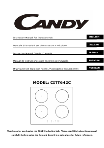 Manual de uso Candy CITT642C Placa