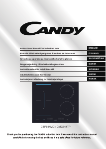 Brugsanvisning Candy CMC644TP Kogesektion