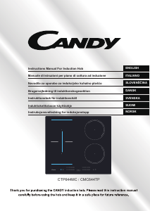 Käyttöohje Candy CTP644MC Keittotaso