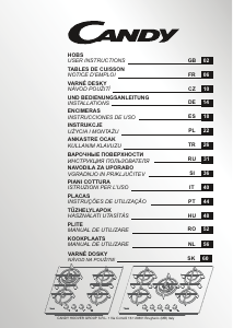 Bedienungsanleitung Candy CVG6DPB Kochfeld