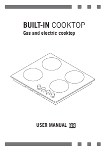 Manuale Candy CMG3H1X Piano cottura