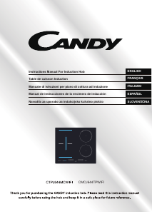 Manuale Candy CMCJ644TPWIFI Piano cottura