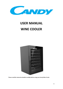 Manual Candy CWC 021 MDH Wine Cabinet