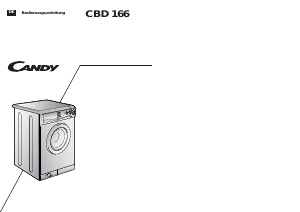 Bedienungsanleitung Candy CBD 166-84 Waschmaschine
