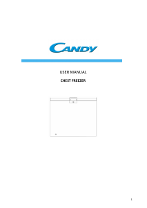 Manuale Candy CCHM 145 Congelatore