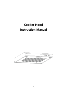 Manual Candy CFT610/4W Cooker Hood