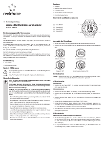 Bedienungsanleitung Renkforce 1052378 Armbanduhr