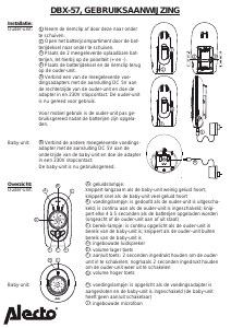 Handleiding Profoon DBX-57 Draadloze telefoon