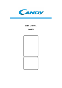 Manual Candy CVBN 6184XBF/S Fridge-Freezer